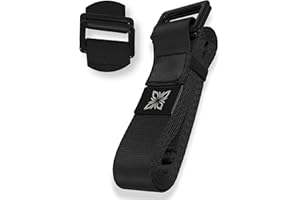 OMNANA® EXtend™ Yogagurt 2,5m x 4cm – Yoga Gurt mit Schiebeschnalle aus Metall – Weich & hautfreundlich – Perfektes Yoga Zubehör für Dehnung & Stretching