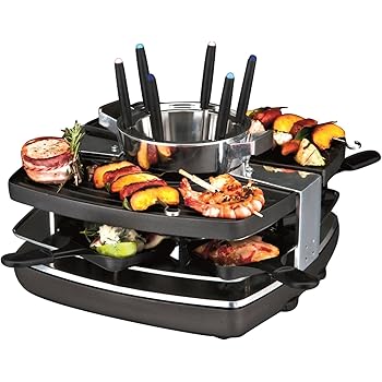 Amazon.de: Gastroback 42559 Raclette and Fondue Set