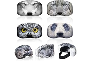 CIVANER 4 Pieces Ski Snowboard Goggle Cover Sleeve, Goggle Cover Microfiber Protective Lens Scratch Dust Protection for Travel Apres