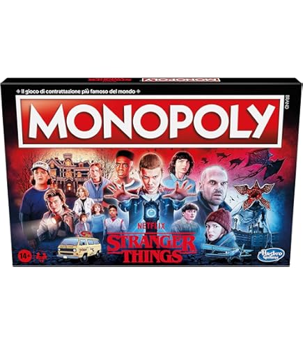 Hasbro MONOPOLY - Stranger Things (FR) - Gioco da Tavolo per 6