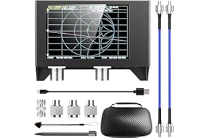 Seesii NanoVNA SAA-2N analizator anteny, 4 cale, analizator sieci wektorowej 50 kHz - 3 GHz z ekranem LCD do HF VHF UHF S parametry napięcia, stosunek fali stojącej