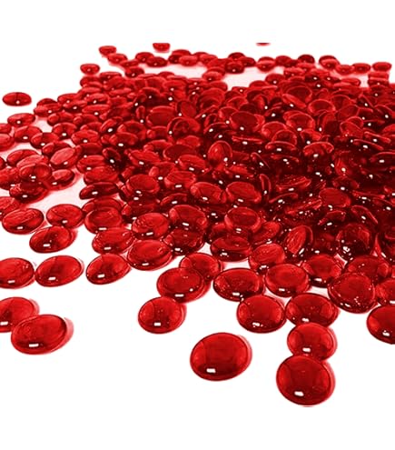 Pietre Decorative Knorr - 9-13 Mm - Colore Rosso - Per Vasi E Lanterne - Confezione 500 Ml - Foto 7