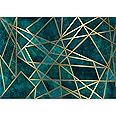 murando Photo Wallpaper Abstract 350x256 cm / 137.8" x 96.5" Non-Woven Premium Art Print Fleece Wall Mural Decoration Poster Picture Design Modern Optical Illusion 3D Effect Lines a-A-0857-a-a