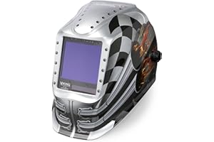 Lincoln Electric K3100-3-CE K3100-3-CE Viking Helmet 3350 4C Modelo, Motorhead, Pantalla Soldadura