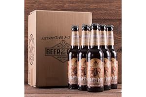 ‎BEER OF THE GODS - SINCE 2016 - WACKEN BRAUEREI WACKEN BRAUEREI Pale Ale Craft Beer Box 6 x 0,33 l Flasche | CRAFTY LOKI | Viking Craftbeer Set Gift for Men | Wikinger Kraft Bier Geschenk für Männer | Party Festival Heavy Metal