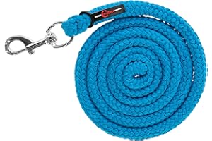 COVALLIERO Kerbl Führstrick Hippo mit Karabinerhaken ? Blau (Länge 200 cm, Gewicht 0,1 kg, Material Polyethylen, Strick, Leine) 3230441