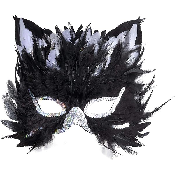 Máscara De Ojo De Gato Luxe De Boland - Disfraz Con Bigotes Y Orejas Para Mujer (Talla Única, Negro)