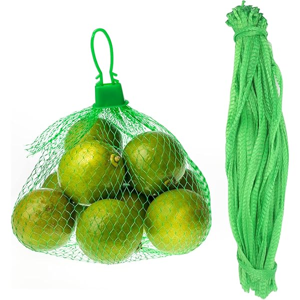 Borse In Rete Riutilizzabili - 100 Pezzi Verdi Per Frutta, Verdura E Shopping - Foto 4