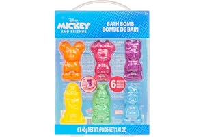 Mickey et Minnie Mouse boule de bain enfant, 6 pièces, jouet bain enfant, disney, âges 3+, par Townley Girl