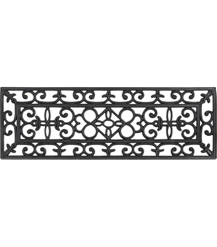 Caillebotis MR12BB Caoutchouc Noir - Norme Handicapé Avec Bords