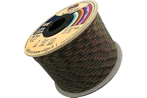 VILIGO Paracord 550 Corde en nylon idéale pour créer un bracelet, laisse ou collier, corde de camping pour tentes et randonnée (15 m, Trooper)