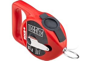 SOLA Schlagschnur CLG mit 30 Meter Markierschnur für einfaches markieren I extra großes und robustes Gehäuse I Schlagschnurgerät mit großer Einfüllöffnung