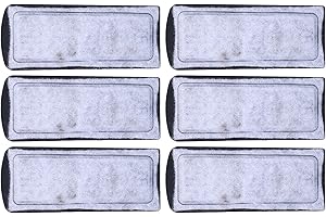 GONETRE 6pcs Repuesto De Filtro De Acuario De AlgodóN, Filtro Pecera, Filtro Acuario, Accesorios para Peceras, Filtro De AlgodóN para Acuario, Filtro De AlgodóN Y CarbóN Activado, Colgar