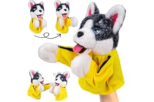 JADYON Marionnettes à Main pour Enfants, marionnettes en Tissu, marionnettes à Main d'animaux pour Enfants, marionnettes à Main pour Mains d'adultes, parfaites pour Cadeaux d'anniversaire et Cadeaux de Noël