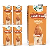 Pınar Nature Blend Bitkisel Bazlı Badem I&ccedil;eceği 1 L Vegan Laktozsuz X 4 Adet