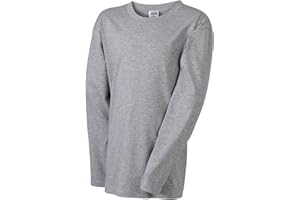 James & Nicholson Jungen Sport Pullover Langarmshirt Medium