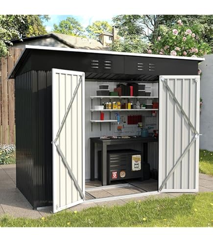 Tuinhuis berging buitenschuur gereedschapsschuur robuust licht 191 x 300 x 198 cm gegalvaniseerd