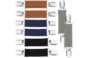 oupados 8 st metall cardigan-klämmor tröjklämmor cinch-klämma