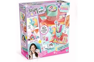 Canal Toys - Style 4 Ever - Coffret La Mini Fabrique à Papeterie - Customise tes Stylos, Crayons et Cahiers - Cadeau Enfant 6 Ans - Jouet Loisir Créatif - Activité Manuelle - 40 Accessoires - OFG 323