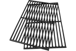 WELL GRILL Lot de 2 grilles de cuisson pour Weber Spirit 300, 700, E-310, E-320, S-310, S-310, S-320, Genesis 1000-3500, 44 x 30 cm chacune
