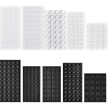 Hestya 404 Stücke Gummipuffer Selbstklebend Stoßstange Pad