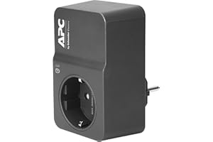 Apc By Schneider Electric PM1WB-GR Zabezpieczenie Przeciwprzepięciowe, Czarny, 1 Gniazdo
