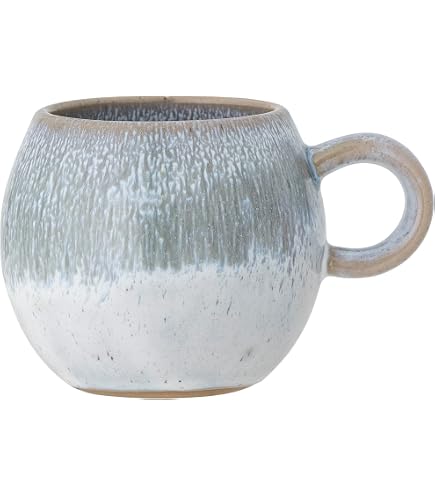 Bloomingville Paula Tazza 275 ml, in gres porcellanato, diametro 9 cm, altezza 8 cm, perfetta per il vostro caffè o tè quotidiano, elegante tazza da caffè per il vostro tavolo da colazione