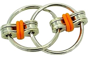 Christmas Concepts® - Exclusive Hand Fidget Key Chain Toy - Stress Reducer, Stress Relief, Autism - ORANGE