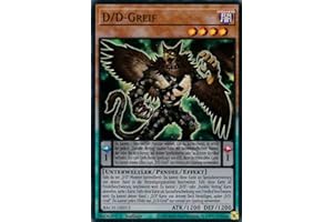 TCG BACH-DE013 - D/D-Greif Super Rare Deutsch 1. Auflage im Set mit Ultrapro Toploader Yugioh