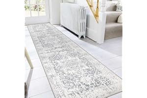 Famibay Hallway Runner 60x300cm Runner Rugs Non Slip Extra Long Carpet Runners Kitchen Rugs Washable Hall Runner Carpet Floor Mat for Hallway Entryway Living Room Bedroom Laundry Room