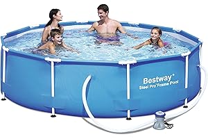 Bestway 10 Ft Steel Frame Pool - Blue, 305 x 76cm