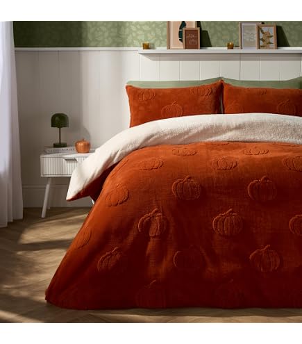 BlessLiving Fox Comforter Set - 8-Piece Kids Bed In A Bag With Navy & Orange Fox Design, Twin Size