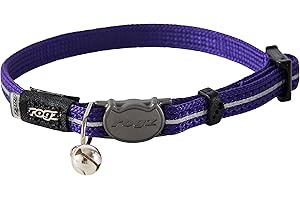 Rogz Catz Alleycat Katzenhalsband, Größe S, Violett