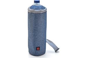 IRIS BARCELONA Botella Térmica 1.5L – Bolsa Térmica Portabotellas Isotérmica con Correa Ajustable, Funda para Bebidas Frías hasta 12h, Ideal Exterior, Senderismo, Playa