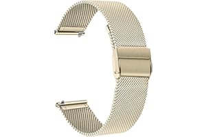 TRUMiRR Uhrenarmband Kompatibel mit Huawei Watch GT 3 Pro 43mm/GT 3 42mm/GT 2 42mm/Honor MagicWatch 2 42mm Armband, Mesh Gewebte Edelstahl Armband Ersatzband für Huawei Watch GT2/GT3 42mm Smartwatch