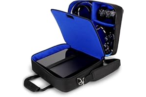 USA Gear Bolsa para Consola de Juegos: Exterior Resistente al Agua, Almacenamiento de Accesorios, Compatible con Xbox One, Xbox 360, PS4, PS3. Controladores Xbox y PS4 y más Accesorios para Juegos