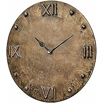 Orologio Da Parete Gervase Loberon - Design Shabby Chic Con Finitura Bianco Antico (10,5 Cm) - Foto 7