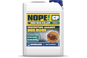 NOPE! CP Bed Bug Killer Spray Treatment (5 Litre) - Odourless & Non-Staining, Extended Residual Kill up to 3 Months for Mattress, Bed Frames, Carpets, Furniture
