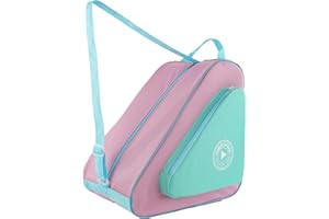 HEXIFUL Skate Bag for Ice, Inline, Roller & Quad Skates - Kids & Adults