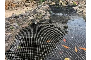 AQUAONE Unbekannt Filet de Protection pour Bassin 4 x 4,2 m étang Alimentation Protection Héron Filet de Protection pour Feuillage Protection