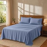 Degrees Home Premium Bedding Set 105 x 200 cm 4 Pieces: Fitted Sheet, Top Sheet and 2 Pillowcases 50 x 80 cm - Brushed Microf