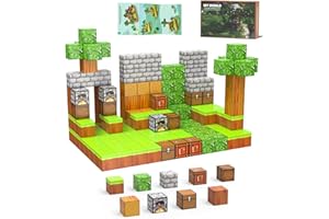Dreamy Cubby Magnetic Blocks, Build Mine Magnet World Set for Boys Girls, STEM Sensory Kids Games Toys Gifts for Toddler, Fidget Cube Construction Toys for age 6+