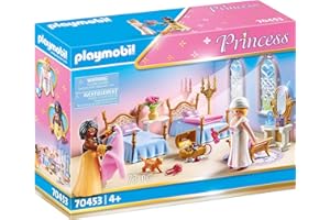 Playmobil 70453 Chambre de Princesse avec Coiffeuse - Princess - avec Deux Personnages, Deux Chats et des Accessoires - Aventure Magique de Princesses - Dès 4 Ans