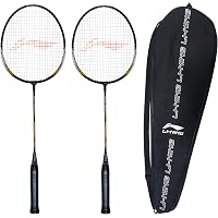 Li-Ning XP-70-IV Strung Badminton Racquet ( BLACK/GOLD , S2 , 90-95 grams , 18-20 lbs )