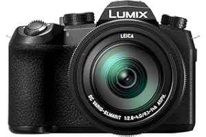 Panasonic Lumix FZ1000 II | Appareil Photo Bridge Expert (Capteur type 1''20MP, Zoom LEICA 16x F2.8-4, Grand viseur OLED, Ecran tactile orientable, Vidéo 4K, Stabilisation) Noir – Version Française