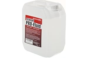 LightmaXX Premium PRO FLUID 5L Nebelfluid, Heavy Fog Fluid, Hochdichtes Wasserbasiertes Nebelmaschinen-Fluid, Made in Germany, Glycerin- und DEG-frei, Für Hohes Nebelvolumen und Lange Standzeit