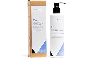 ‎VIDALFORCE VidalForce Champu Anticaida V2 Natural y Bio Certificado | Caída Avanzada | Aporta Volumen Instantaneo 250ml