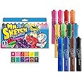Mr. Sketch 12 Pack Scented Ink Water Color Based Fruit Smelling Markers Chisel Tip