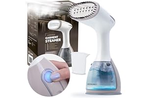 ‎BERDSEN Berdsen Parownica do Ubrań - 1500W 32g/min - Steamer - Podróżne Żelazko Parowe - Przenośna i Kompaktowa - Biała