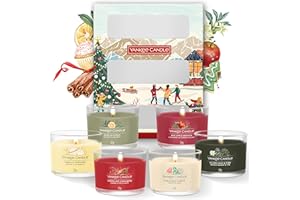 Yankee Candle Weihnachtsduftkerzen Geschenkset | 6 Gefüllte Mini-Votivkerzen | Après Ski Kollektion | Perfekte Weihnachtsgeschenke für Frauen